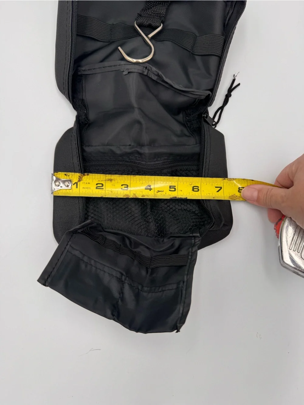 Samsonite Hanging Toiletry Bag Black Travel Organizer Compact Cosmetic Case